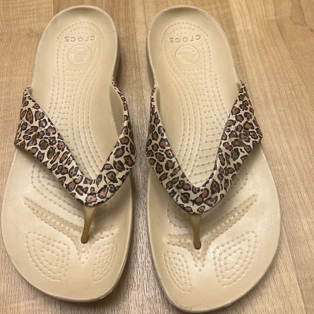 Crocs flip flops